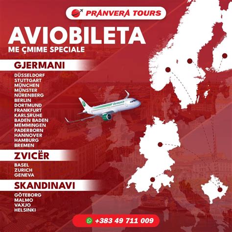 Fluturime direkte me aviokompani serioze nga Gjermania ne Kosove, Shqiperi, Maqedoni, Mal te Zi, Tirane 49 234 - 41 46 922. . Bileta avioni kosove gjermani